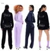 2023 Kadın Terzini Kadınlar İki Parçalı Pantolon Kadife Sulu Trailsuit Kadın Coutoure Set Track Suit Couture Juciy Coture Sweatsuits Juicy Couiure Üstleri 7023