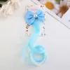 Creative Colorful Wig Accessories Bow Ties Girls' Gradual Curly Hair Clips Party Performance Head wear