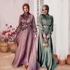 Etniska kläder hijab satin muslim