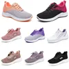 GAI – chaussures plates de randonnée et de course pour femmes, durables, noires, blanches, violettes, confortables, grande taille 36-41, printemps 2024