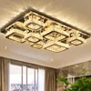 Plafonnier argenté de luxe, lustre moderne en cristal, luminaire décoratif de plafond, idéal pour un salon, une chambre à coucher, une salle à manger ou une cuisine