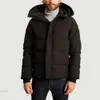 Kanada Männer Designer Outdoor Weiße Ente Unten Windjacke Jassen Oberbekleidung Mit Kapuze Fourrure Manteau Mantel Hiver Doudoune