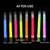 10pcs 6 cali wielokolorowy Glow Stick Chemical Light Stick Camping Camping Party Decoration Party Dostarczanie chemicznego fluorescencyjnego 240118