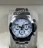 Clean Factory Men's 116520 40mm White Dial 904L Steel Bezel Best Edition 4130 Movement Chronograph Automatic Watch Sapphire Crystal Waterproof