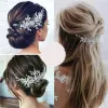 Beautiful Bride Headwear Rhinestone Hair Clip Wedding Edge Clip Handmade Wedding Jewelry Original Hair Accessories Banquet Plate Hair Accessories