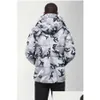 Others Apparel Designer 23Ss Mens Down Jackets White Duck Windbreak Men Parkas Jacket Collar Winter Puffer Real Wolf Fur Coat Arctic H Dhzs0