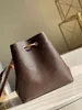 6A High Qaulity Women Shoulder Evening Bags Fashion Lady Leather Handbags Purses Designer Luxury Bucket Bag Drawstring Wallet