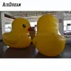 wholesale 8mH 26.2ft Lovely cute Airtight yellow inflatable buoy duck giant PVC rubber ducks for Advertising showing