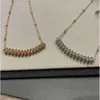 Hoge versie v goud V vergulde Mijin Bullet CNC geavanceerde precisie vakmanschap dynamische klinknagel ketting sieraden