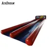 wholesale Venta caliente 10x3 m Popular parque de bolos inflable Juego de pelota de tiro con bolos y bolas