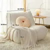 Housse de canapé paresseuse, housse de chaise longue, housse de canapé de sol, tatami, housse de canapé, sac de haricots d'accent, pour Salon de bureau, 240118