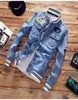 Nowa swobodna szczupła kurtka dżinsowa Plus si wielkości bomber mężczyźni Wysokiej jakości kowboj Men039s Spring Jean Jacket LJ2010138242544