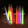 10st 6inch Multicolor Glow Stick Chemical Light Stick Camping Emergency Decoration Party Clubs levererar kemisk fluorescerande 240118