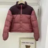 Piumino nord invernale in cotone da uomo Piumini Parka con ricamo di lettere Giacche da esterno Cappotto per il viso Streetwear Vestiti caldi