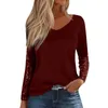 Mulheres camisetas Moda Mulheres Primavera Outono V-Pescoço Top Chique Espumante Lantejoula Cor Sólida Blusa Solta Patchwork Glitter Manga Longa