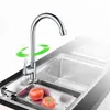 Rubinetti per lavabo da bagno di alta qualità 1 pz Barre di marca Servizi igienici Bagni Cucine Rubinetti da cucina Rotazione a 360 ° Ottone