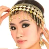 Hair Clips Fashion Metal Coin Head Chain Wedding Accessories Elegant Headpiece Bling Bridal Forehead Jewelry