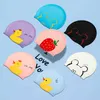 Cuffie da nuoto Cartoon Cuffie da nuoto per bambini Cuffie da nuoto professionali in morbido silicone Ragazzi Ragazze Cuffia da piscina Cappello da sub per bambini Cuffia da nuoto impermeabile YQ240119