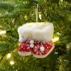 Christmas Decorations 2024 Year Gift Boots Navidad Angel Doll Xmas Shoes Noel Tree Pendant Ornaments Decoration For Home