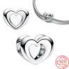 Stralende Open Hart Charms Nieuwe 2024 Fit Armband Sier Originele Kralen Voor Sieraden Maken