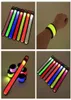 Bracelet LED Sport Slap Dragonne Bandes Lumière Flash Bracelet Glowng Brassard Sangle Pour Fête Concert Brassard À Noël Halloween T6599420