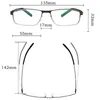 YIMARUILI Design sans vis alliage ultraléger rétro myopie et hypermétropie lunettes optiques lunettes de prescription cadre hommes LDBG1 240118