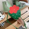 Kosmetiktaschen Mode Kinder Geldbörse Prinzessin Niedliche kleine Tasche Glänzende Niete Erdbeere Messenger Koreanisch