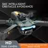 Drone RC avec double caméra, évitement d'obstacles à 360°, vol stationnaire intelligent avec positionnement du flux optique, mode sans tête, retour d'une touche, drone télécommandé pour cadeaux