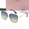 fashion sunglasses miu womens personality Mirror leg metal large letter design multicolor SMU09 11WS Brand glasses factory outlet Promotional special DNJT