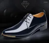 Scarpe eleganti 2024 da uomo in pelle moda ufficio motivo floreale uomo formale lusso sposo matrimonio Oxford