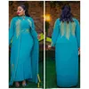 Vêtements ethniques 2024 Robes de soirée de mariage africaines pour femmes Printemps Automne Manches longues Rouge Noir Bleu Blanc Robe Costume Musulman Abaya