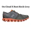 On Hoge kwaliteit hardloopschoenen 2023 High on x Shift Rust Rock Aloe Wit Zwart Workout Tide Oranje Zee Cloudtec Sneakers voor Heren Dames Cloudnova Trainers Onc