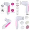 Health Gadgets 5 In 1 Mini Face Cleaning Exfoliator Spin Brush Beauty Care Mas Electric Facial Cleansing Skin Masr Drop Delivery Dh4S3