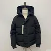 Mens Down Parkas Veste Hommes Parka Canadien Vestes D'hiver Veste Homme En Plein Air Jassen Streetwear Survêtement Grande Fourrure À Capuchon Fourrure Mant Dhr87