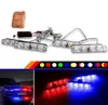 1 conjunto dc 12v carro caminhão luz de emergência 4x4 led luzes piscantes carstyle ambulância polícia luz estroboscópica aviso light7842052