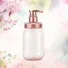 Storage Bottles 2pcs 450ml Soap Dispenser Plastic Pump Refillable Empty For Liquid Shampoo Lotions Big Mouth Lotion Sub