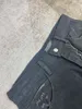 Pantaloni taglie forti da uomo Girocollo ricamato e stampato in stile polare estivo con puro cotone da strada r23g