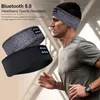 Großhandel Fone Bluetooth-Kopfhörer, Sport-Schlaf-Stirnband, elastische kabellose Kopfhörer, Musik-Augenmaske, kabelloses Bluetooth-Headset-Stirnband
