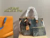 Sac de shopping en Denim pour femmes, sac à bandoulière de luxe de styliste, nouvelle collection