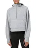 Women's Hoodies Half Zip Cropped Quarter Fall Pullover Up 2024 Outfits Fleece Winter Sweatshirt Lined