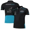 F1 team uniforms Official same racing uniforms Men039s and women039s shortsleeved lapel Tshirts Custom quickdrying Polo s8078179