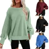 Damen-Kapuzenpullover, einfarbig, Damen-Sweatshirt, stilvolles, lichtechtes, waschbares Damen-Pullover-Oberteil mit