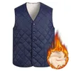 Vests Jacket Men Autumn Winter Fleece Sleeveless Jackets Clothing Waist Coat Fashion Solid Waistcoat Plus Size 6XL 240119