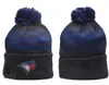 Toronto Beanie Knitted Blue Jays Hats Sports Teams Baseball Football Basketball Beanies Caps Women& Men Pom Fashion Winter Top Caps Sport Knit Hats a2