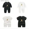 kinderen Designer Rompertjes babyjongen meisje zomer topkwaliteit korte mouwen Lange mouw 100% katoenen kleding 1-2 jaar oud pasgeboren Jumpsuits kinderkleding G0018''gg''DC9V