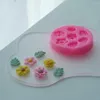 Stampi da forno Stampo per foglie di fiori di margherita piccola Stampo in silicone per cupcake gelatina caramelle Strumento di decorazione per torta fondente Figura di cioccolato