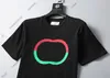 24SS Europe Magliette da uomo Uomo designer Tee Estate stampa di lettere a colori maglietta manica corta T-shirt in cotone bianco nero magliette 3XL XXXL