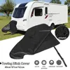 Coprisedili per auto 600D PVC Rimorchio RV Connettore Copertura protettiva anteriore Cintura con fibbia antipolvere impermeabile