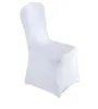 Housses de chaise pliantes en Polyester et Spandex blanc, pour fête de mariage, Banquet, décoration d'hôtel, 546QH