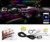 CAR Interiör LED RGB Atmosphere Lamp Neon Strip Light Carstyling Decoration With Sound Active Bluetooth App Remote Control Colorf1356532